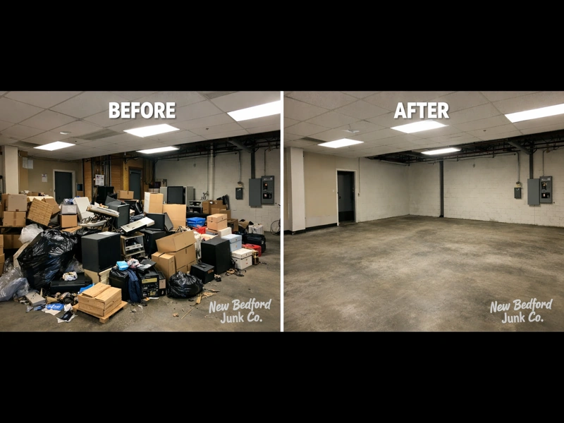 commercial junk removal dartmouth before after