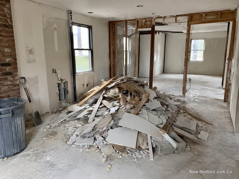 Construction Debris Removal by New Bedford Jun Co.